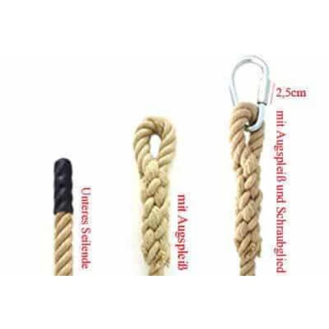 Kletterseil - Climbing Rope - Augspleiß Und Schraubglied / 3 5